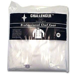 Challenger 40-42 Medium White Chef Coat