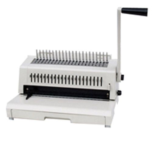 NEW- 213PB Manual Punch &amp; Bind Plastic Combs and Wire Machine