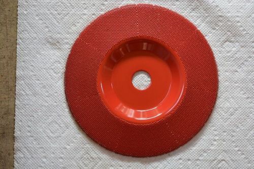 Sanding disc’s (flat face)) sd770 7/8 bore red medium 7 inch diameter for sale