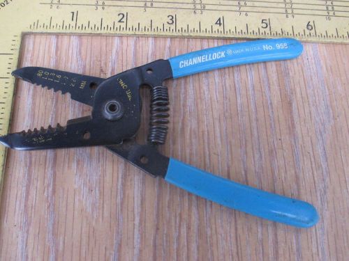 Vintage Channellock USA 6&#034; Long Wire Strippers Cutters No. 958 Pliers