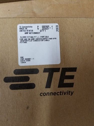 Amp / tyco / te connectivity under carpet sys. 4 port data floor box 555287-1 for sale