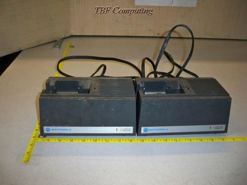 Lot of 2 motorola nln8858/a single bay charging station for sale