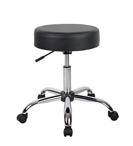 Great sale boss caressoft medical stool, black gift free shipping for sale