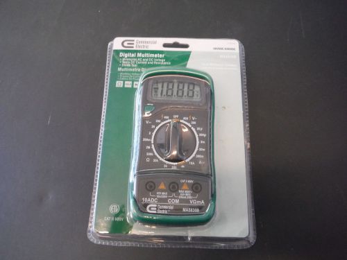 Commercial Electric MAS830B Digital meter 600VAC/600VDC  (37430B1)