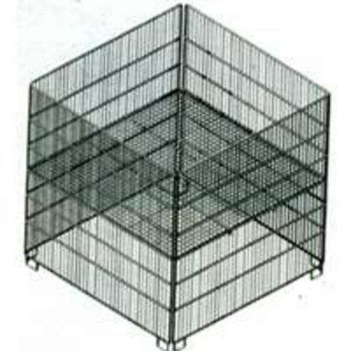 2x2 zinc bin adj shelf grid southern imperial wire dump bins r40-cldb-sq for sale