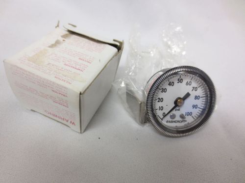 New ashcroft  0-100 psi gauge. 1/8 npt. 1-1/2&#034; p/n: 15w 1001t h01b xuc 100# for sale