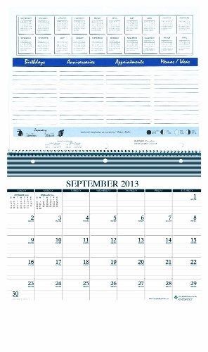 House of Doolittle Monthly Wall/Notebook Calendar, 16 Months, September 2013 to