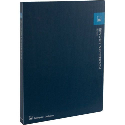 Nakabayashi CamScanner Binder Notebook, B5 Size, 20 Sheets/40 Pages 6mm Line, 26