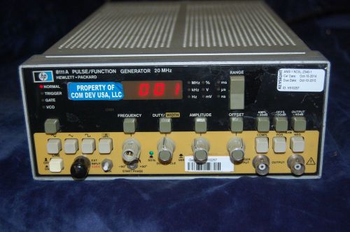 HP 8111A Pulse/Function Generator 20MHz