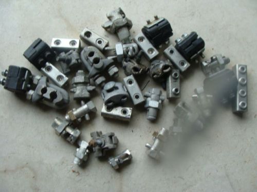 Group lot- various sized split bolt terminal tap connectors for sale