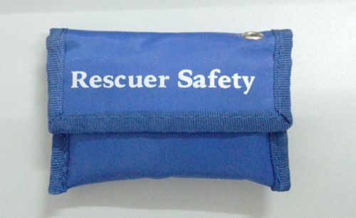 1 Emergency cpr mask CPR face shield One-way valve AED TRAINING 7X5CM ELYSAID