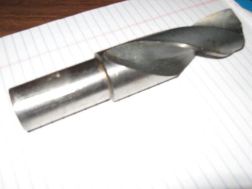 Hs drill 1 1 / 2 &#034; us ptd hs steel drill used 1.25 chuck shank ( 1 1/2&#034; inch for sale