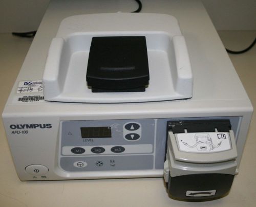 Olympus AFU-100 Flushing pump with foot pedal in  excellent working condition