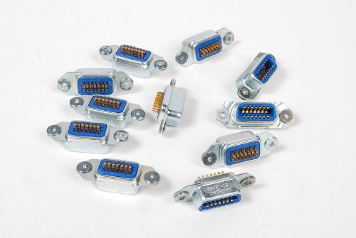 NEW Lot of 11 Amphenol 57-20140 14 Pin Female Connector NOS