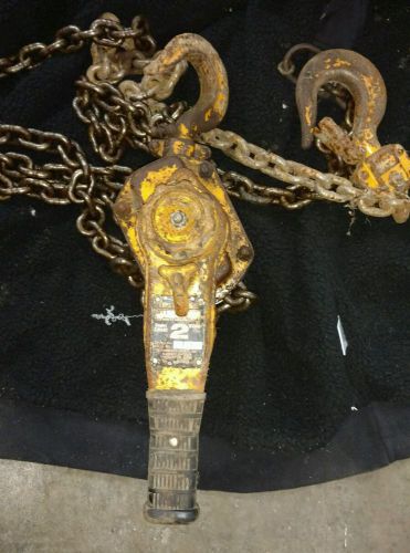 Harrington 2 ton chain hoist for sale