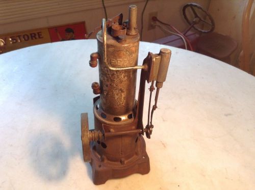 Circa 1900 antique weeden vertical toy steam engine for sale