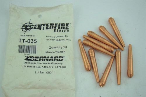 (10) Bernard Centerfire Series TT-035 Contact Tips .035