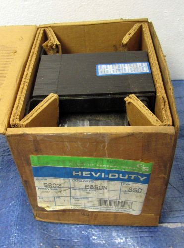 Hevi-duty single phase .850 kva transformer e850n 208/600 85/130 nos!!! for sale