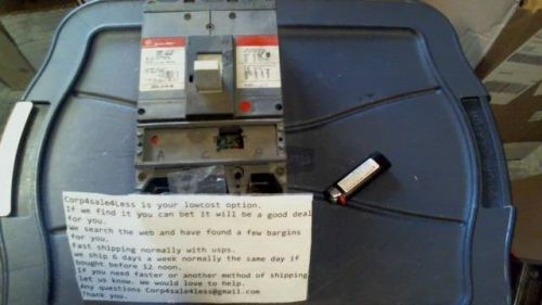 GENERAL ELECTRIC 3 POLE 400 AMP SPECTRA RMS SGLA36AT0400 CIRCUIT BREAKER   VF-20