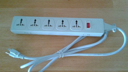 Wonpro universal power strip extension surge protector wes4.5  250 volts for sale