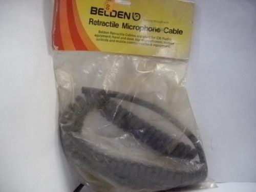 BELDEN 8490 RETRACTABLE MICROPHONE CABLE 6FT EXTENDED QUANTITY!!