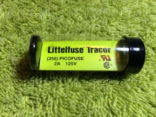 littelfuse tracor 256 same as 255 2A 125V Bent Legs x5 in tube