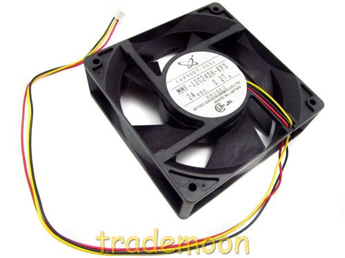 MMF-12C24DH-RP3 Melco 120mm x 38mm 24V .27A  3-Wire Fan