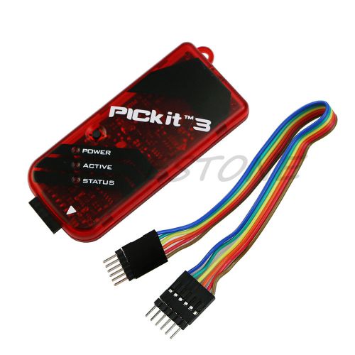 1x pickit 3 pickit3 programmer pic kit3 pic simulator emluator with usb cable for sale