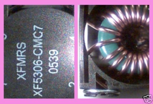 (5) xfmrs xf5306-cmc7 torroid transformers/toroid transformers, xf 5306,1 mh for sale