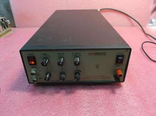 Krohn Hite 7600 amplifier