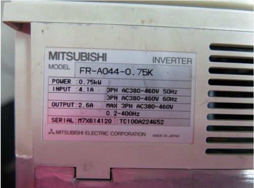 USED MITSUBISHI Inverter FR-A044-0.75K tested