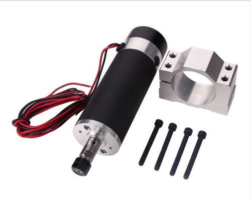 CNC 600W DC24V-110VDC High-speed Spindle Motor With Mount Bracket Power Supply