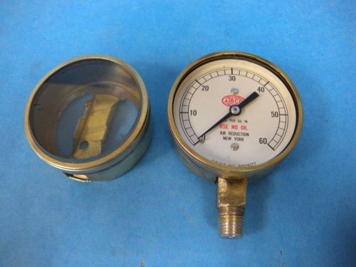 Airco 8410077 Pressure Gauge 0 - 60 PSI with extra casing