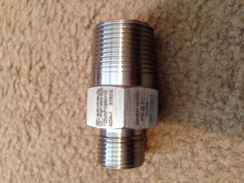 Autoclave Engineers 1&#034; NPT to 1&#034; Reverse High Pressure adapter