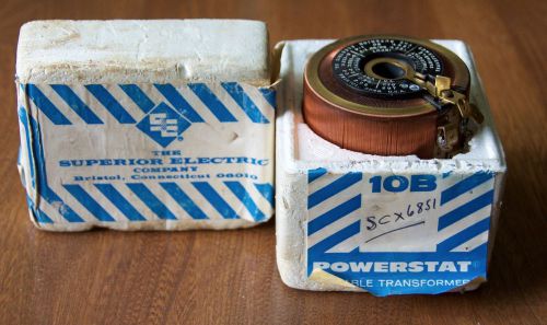 Powerstat variable autotransformer stator type 10B, new with box