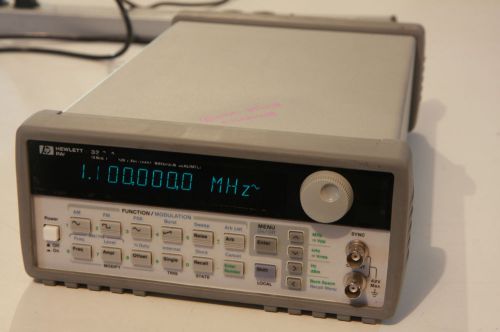 HP 33120A Function/Arbitrary Waveform Generator 15 Mhz #1297