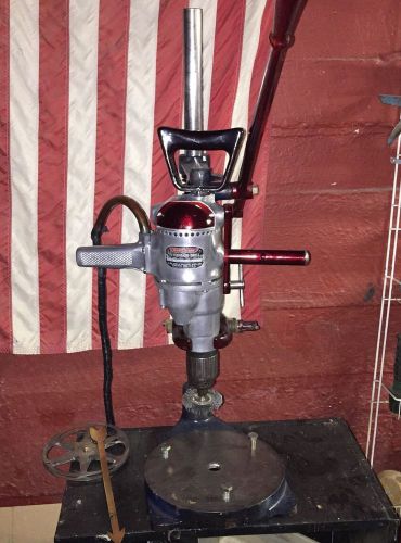 Vintage black &amp; decker bench drill press and stand no. 60  5/8  with chuck for sale