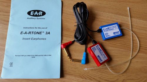 Etymotic 3a Insert Earphones 10 Ohms for Audiometer
