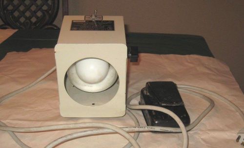 S &amp; S PRODUCTS X-RAY FILM ILLUMINATOR #188 NEGATASCOPE WITH FOOT PEDAL, WORKS