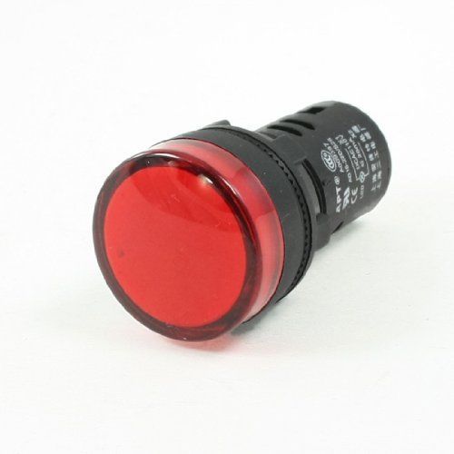 AC/DC 110V 20mA Round LED Signals Lamp AD16-22D/S26 Red Light