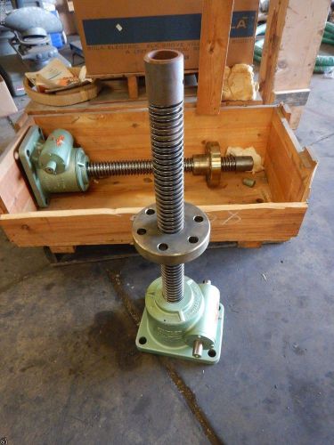 New simplex uni-lift worm gear actuator 24&#034; travel 20 ton capacity 32 tpi new for sale