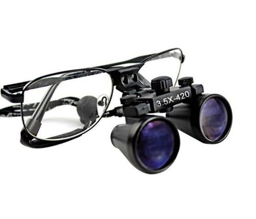 3.5x 420mm dental surgical binocular loupes magnifier dental optical loupe glass for sale