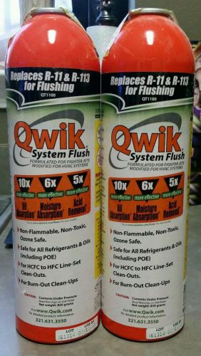 2 Cans of Qwik System Flush RX-11