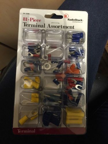 NEW! Radio Shack 81-piece TERMINAL ASSORTMENT #64-3098