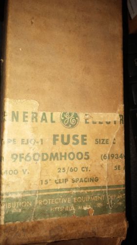 Ge ejo-1 9f60dmh005 nib 14,400v size c fuse see pics 5e amp #a94 for sale
