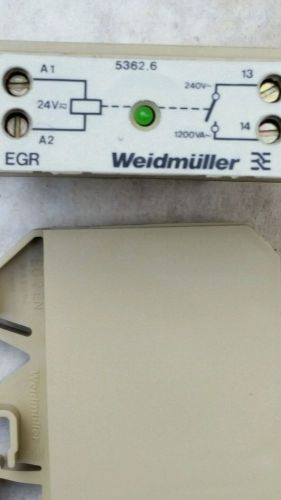Weidmuller 053626 EGR/EG2 24v  10 pack relay module