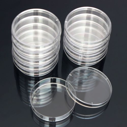 Pack of 10PCS 55x15mm Sterile Petri Dishes with Lids - LB Plate Bacterial Yeast