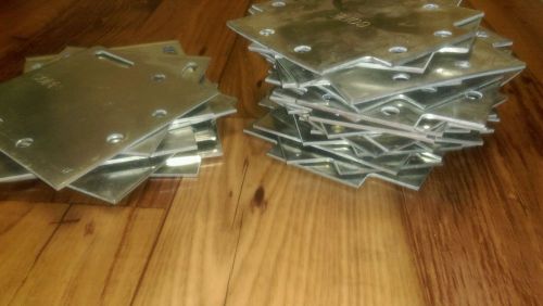 Aluminium plates -cope splice plates-expansion &amp; universal curvilinear lot of 29 for sale