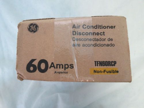 ON SALE GE air conditioner disconnect switch TFN60RCP non-fusible 60 Amp 240VNEW