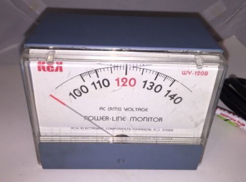 VIZ Large Face  AC RMS Voltage Power Line Monitor, Model WV-120B- Tested